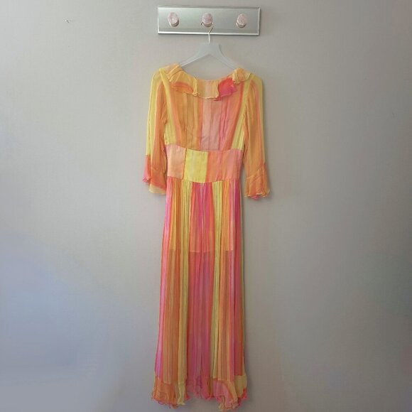 NWT Rococo Sand ruffle, asymmetric hem dress & halter one piece swimsuit set, S - Picture 7 of 14